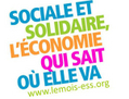 slogan de l’économie sociale et solidaire（攝影:  / 大紀元）  