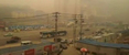 L’image d’une vidéo d’un habitant de Wuhan montrant un épais brouillard recouvrant la ville.（攝影:  / 大紀元）  