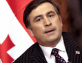 Le président géorgien, Mikhaïl Saakachvili, serait favori pour la présidentielle du 1er octobre 2012. (Vano Shlamov/AFP/Getty Images)