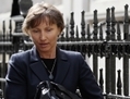 20 septembre 2012, Londres, Marina Litvinenko, veuve de l’ex-espion russe Alexandre Litvinenko, sort d’une audition à la suite d’un examen préalable à l’enquête. (Oli Scarff/Getty Images)