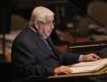 Walid Al-Moualem, ministre des Affaires étrangères syrien, prononce un discours lors de la  66e Assemblée générale de  l’ONU le 26 septembre 2011 à New York. (Mario Tama/Getty Images)