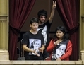 Buenos Aires, le 31 octobre 2012, la jeunesse argentine invitée à une séance de la Chambre des députés lors du débat légal qui autoriserait les jeunes de 16 et 17 ans à voter. (Hugo Villalobos/AFP/Getty Images)