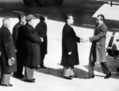 Le 21 février 1972, Zhou Enlai, Premier ministre chinois accueillait Richard Nixon, le président américain lors de sa visite officielle à Pékin. Richard Nixon a joué la carte de la Chine comme un atout dans la compétition avec l’Union Soviétique. (AFP/Getty Images)