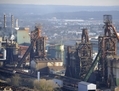 Les haut-fourneaux de l’aciérie Arcelor-Mittal du site de Florange, en Moselle. (Jean-Christophe Verhaegen/AFP/Getty Images)