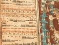 Bibliothèque nationale de Saxe, le 8 novembre 2012 à Dresde, en Allemagne,  un des quatre manuscrits mayas historiques qui existent encore et qui suggèrent que la civilisation moderne viendra à expiration le 21 Décembre. (Joern Haufe/Getty Images)