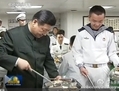 Xi Jinping en tournée d’inspection dans la région militaire du Guangzhou. (Capture d’écran de CCTV)
