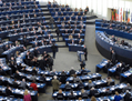 François Hollande préconise d’établir une politique européenne de change devant les députés du Parlement européen le 5 février à Strasbourg. (Philippe Huguen/AFP/Getty Images)
