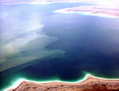 La mer Morte, une mer intérieure qui sépare Israël de la Jordanie. Elle est en recul d'environ un mètre par an. Les deux pays ont détourné près de 90% des eaux du Jourdain. (Moshe Milner/Getty Images)