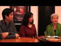 Kean Wong, Jennifer Zeng et Rose Aussenac, interprète, lors de la conférence de presse mardi 26 mars. (AEM/NTD)