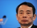Jiang Jiemin, le président de PetroChina, lors de la présentation des résultats annuels 2009 de la compagnie le 25 mars 2010 à Hong Kong, il a récemment rencontré des problèmes politiques suite à une enquête sur la corruption. (Mike Clarke/AFP/Getty Images)