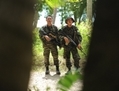 Des combattants de la branche armée du Front de libération islamique moro à Mindanao, Philippines (Guy Oliver/IRIN)
