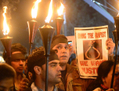 Des Indiens dénoncent en décembre 2012 le viol et la mort subséquente d'une étudiante à New Delhi. (Raveendran/AFP/Getty Images)