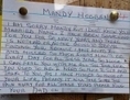 Dans le Kent, en Angleterre, Michael Hogben a affiché une lettre dans une vitrine, un long discours et un ultime effort pour retrouver sa fille dont il avait perdu le contact depuis près de 30 ans. (Twitter)