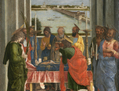 <i>La Mort de la Vierge</i>, Andrea Mantegna,1462. (Museo Nacional del Prado Madrid)