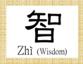 Le caractère chinois u667a exprime la capacité à parler correctement chaque jour, symbolisant une vie de sagesse, d’intelligence, d’apprentissage et de bon jugement. Dans la pensée confucianiste u667a est de toutes les vertus une des plus fondamentales et une des qualités les plus importantes du caractère humain idéal.