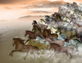 Des milliers de chevaux au galop (Anny Jean/Epoch Times)