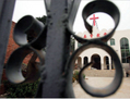 Photo d’archives: une église chrétienne dans la province du Henan, ville de Yanshi, 21 février 2007. Les églises chrétiennes enregistrées et admises par le régime communiste comme les églises clandestines ont récemment subi le harcèlement des autorités. (China Photos/Getty Images)