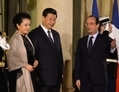 Le 26 mars, François Hollande accueille à l’Elysée, le président chinois XI Jinping et sa femme Peng Liyuan (Pascal Le Segretain/Getty Images)