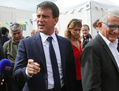 Arrivée du Premier ministre Manuel Valls à l’université d’été du parti socialiste à La Rochelle, le 28 août 2014. (Xavier Leoty/AFP/Getty Images)