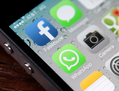 L’application Facebook Messenger affichée sur un iPhone. (Justin Sullivan / Getty Images)  