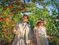 Sophie Baker (Emma Stone) et Stanley Crawford (Colin Firth) dans <i>Magic in the moonlight</i>. (©2014 Sony Pictures ClassicsL. All Rights Reserved.)