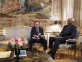 François Hollande et Abdou Diouf à l’Élysée le 20 novembre dernier. (Yoan Valat/AFP/Getty Images)
