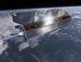 Ce satellite, de conception ingénieuse, est équipé d’un moteur ionique innovant qui corrige automatiquement sa trajectoire. (ESA)