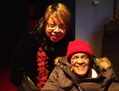 Mme Saundra Samuels-Anierobi et sa mère, Louisa Philips, enchantées d’avoir assisté à la dernière représentation de Shen Yun Performing Arts à Montréal, le 11 janvier 2015. (Nathalie Dieul, Époque Times)