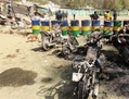 Destruction causée par Boko Haram à Kano, dans le nord du Nigeria. (Aminu Abubakar/IRIN)