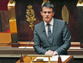 Le Premier ministre Manuel Valls lors de son discours à l’Assemblée nationale le 13 janvier. (François Guillot/AFP/Getty Images)


