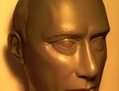 Sculpture de Vladimir Poutine réalisée en 2013 par Willy Vallez. (Wilvalz/Wikimedia)
