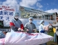 Reconstitution des prélèvements d’organes sur des pratiquants de Falun Gong lors d’un rassemblement à Ottawa, Canada, en 2008. (Epoch Times)
