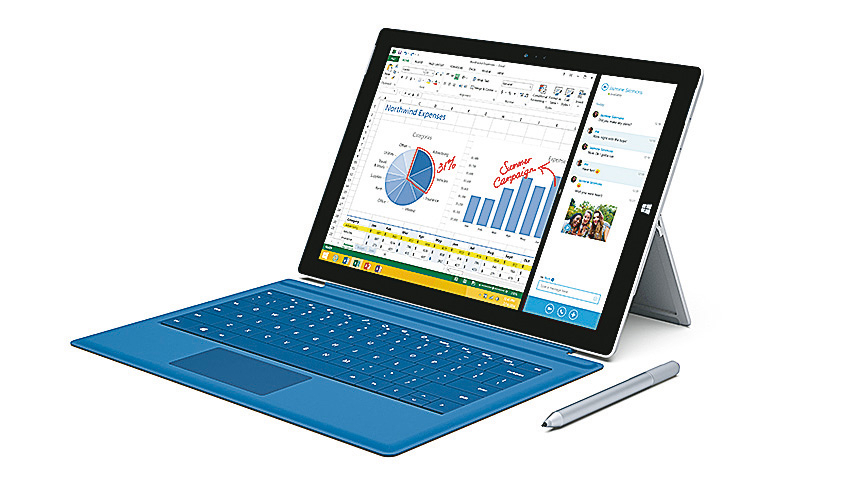 Microsoft: une Surface 3 orientée grand public