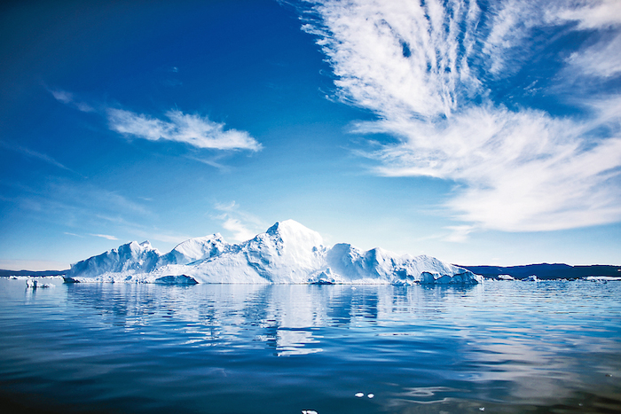 Iceberg le 20 juillet 2013 à Ilulissat au Groenland. Les chercheurs de la National Science Foundation et d'autres organisations étudient les phénomènes de la fonte des glaciers et ses conséquences à long terme pour le reste du monde. (Joe Raedle/Getty Image)