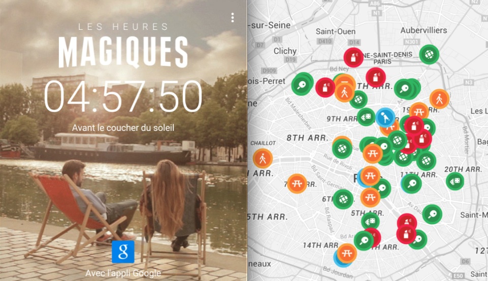 « Les Heures Magiques » de Paris, la nouvelle appli de Google disponible pendant 4 semaines