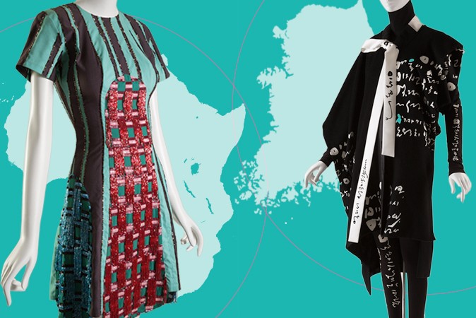Collection de Printemps des robes de Lisa Folawiyo, présentées au  Lie Sangbong Ensemble Fall à Seoul, en 2006 ( Luba Pischik/Epoch Times.