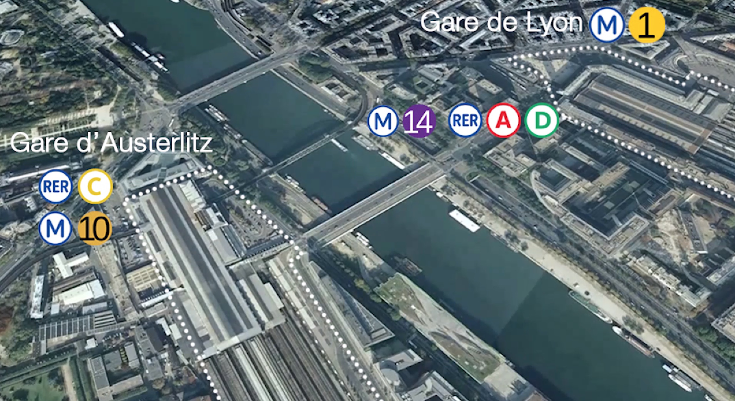 Paris: un projet de téléphérique entre la Gare de Lyon et la Gare d’Austerlitz à l’étude