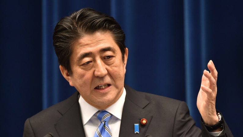 Shinzo Abe, le premier ministre japonais (Kazuhiro Nogi/AFP/Getty Images)