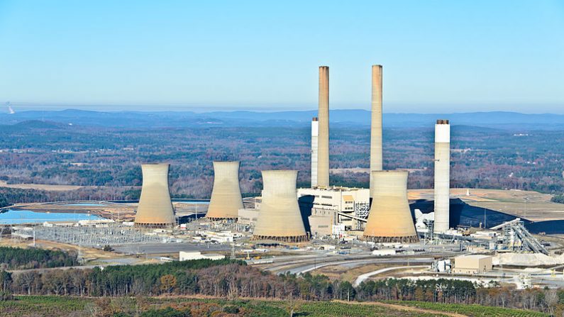 La Centrale de Bowen en Géorgie, la plus puissante centrale à charbon des États-Unis (3.500 MW). (Sam Nash)