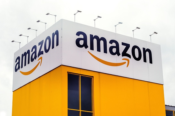 L'entrepôt d'Amazon à Lauwin-Planque, au nord de la France. (PHILIPPE HUGUEN/AFP/Getty Images)