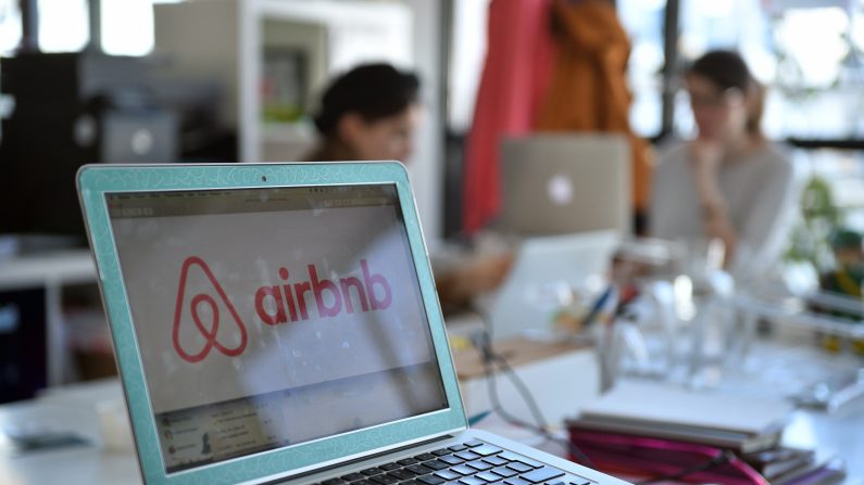 Les bureaux d'Airbnb à Paris (MARTIN BUREAU/AFP/Getty Images)