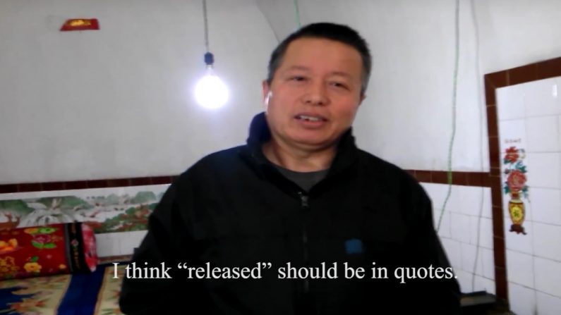 L’avocat chinois Gao Zhisheng dans une vidéo réalisée en mars par l’association ChinaAid (Capture d’écran YouTube)