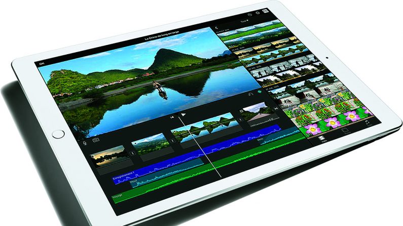 Apple se risque à proposer une dimension bien particulière avec L’iPad Pro, beaucoup plus grand que les autres modèles d’iPad connus jusqu’ici. (Apple)