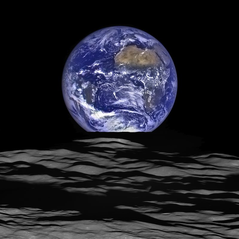 la Terre vue depuis la Lune : le magnifique cliché de la NASA