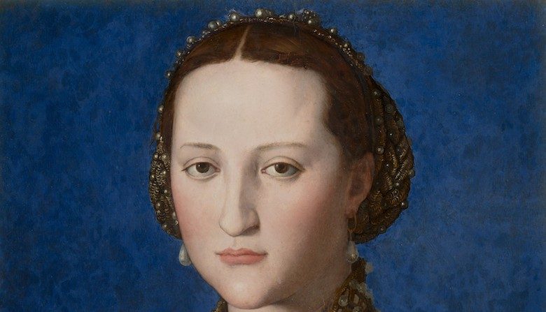 Bronzino (Agnolo di Cosimo, dit). Florence, 1503-1572. Portrait d’Éléonore de Tolède, 1522, Huile sur bois.(Prague, NárodnÍ Galerie © National Gallery of Prague 2014)
