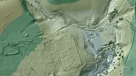 Des voies romaines retrouvées au Royaume-Uni grâce à des lasers 3D