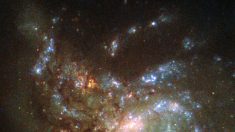 Le télescope spatial Hubble prend l’image spectaculaire de la fusion de deux galaxies