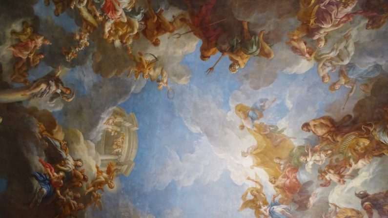Le plafond du salon d’Hercule au Château de Versailles.  (CC0 Public Domain)