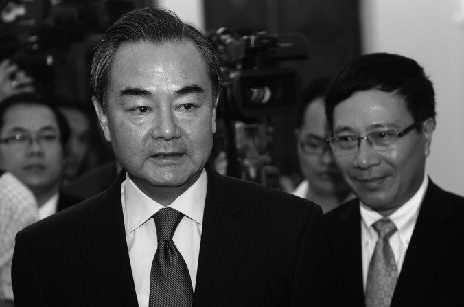 Le ministre chinois des Affaires étrangères, Wang Yi (Hoang Dinh Nam/AFP/Getty Images)