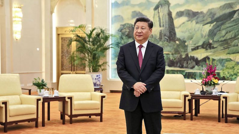Le dirigeant du Parti communiste chinois Xi Jinping, au Grand palais du Peuple à Pékin, le 25 juillet 2016. (Comment Hwee Jeune / AFP / Getty Images)